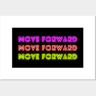 Move Forward Posters and Art